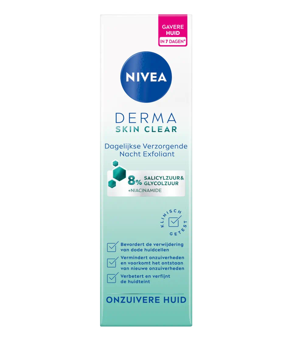 Nivea Derma Skin Clear Daily Nourishing Night Exfoliant