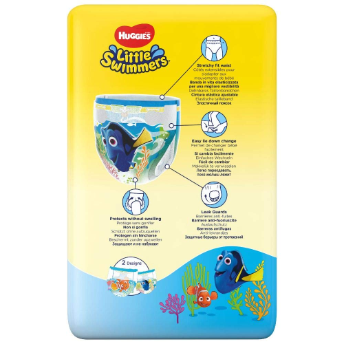 Huggies Little Swimmers 2-3 (3-8 kg)  12   Unisex