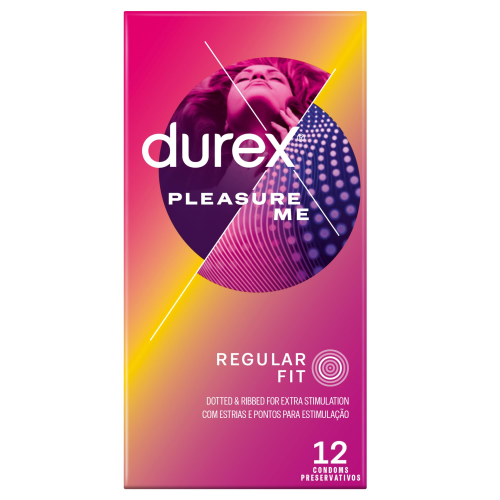 Durex Pleasure Me Condoms  12 condoms x1