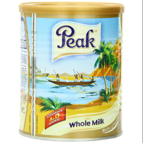 Peak Instant Full-Cream Dry Whole Milk Powder 400 Grams – Rich & Creamy Milk