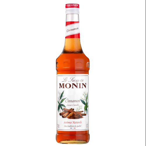 Monin CINNAMON Syrup 70cl - Premium Cinnamon Flavor for Coffee, Cocktails & More