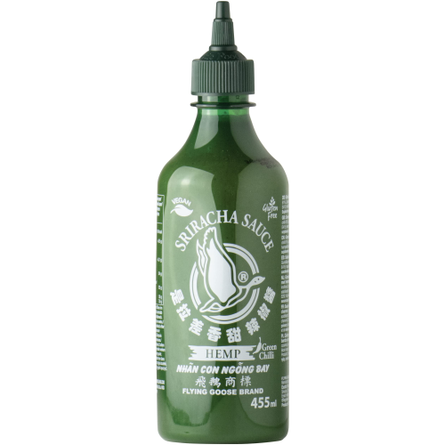 Flying Goose Sriracha Chilli Sauce Hemp 455ml Hot Sauce for Spicy Dishes