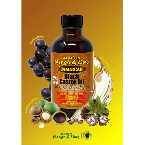 Jamaican Mango & Lime Black Castor Oil Original 4oz