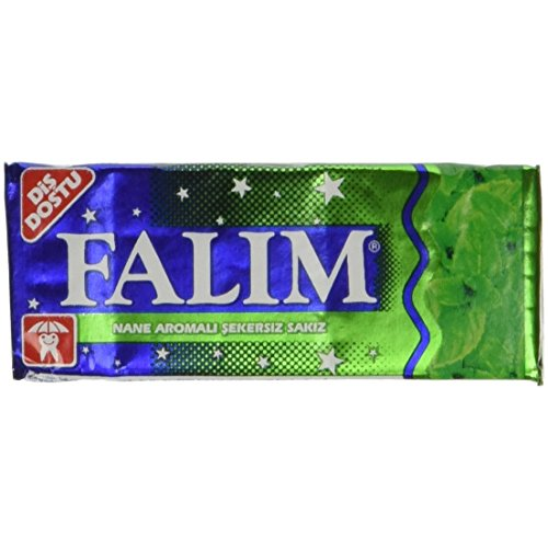 Falim Chewing Gum Mint Flavour Small Box Pack of 100 Pieces Fresh Breath