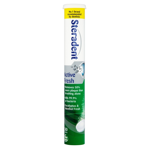 Steradent Active Fresh 30 Tablets,