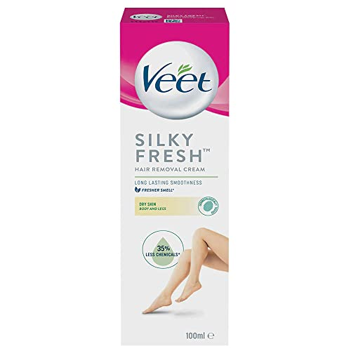 Veet Silky Fresh Haarentfernungscreme für trockene Haut – 100 ml
