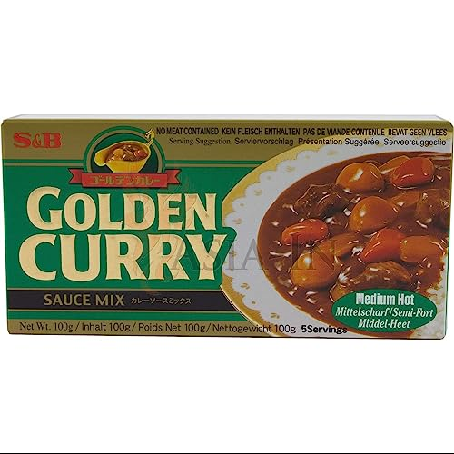 S&B Golden Curry Medium Hot 220g x1