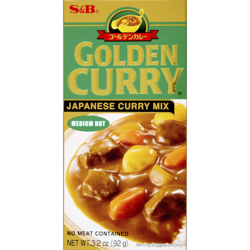 S&amp;B Golden Curry Mittel Scharf 92g x1