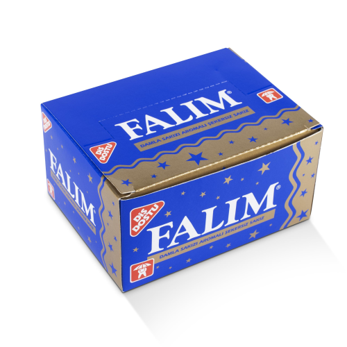 Falim Kaugummi mit Damla-Geschmack in Box (100 Stück)