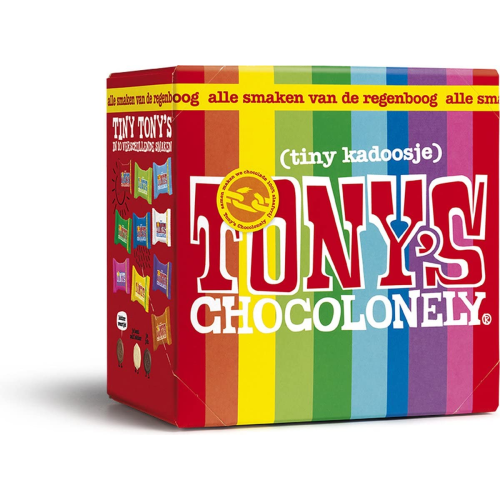 Tony's Chocolonely Tiny's Mix Chocolade Cadeau - Mini Chocolaatjes - 200 gram - Belgische Fairtrade Chocolade