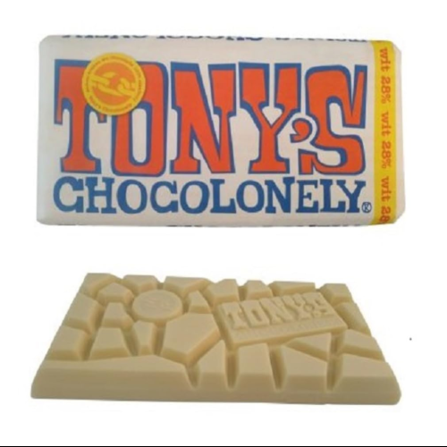 Tony's Chocolonely Witte Chocolade Reep - 180 Gramm