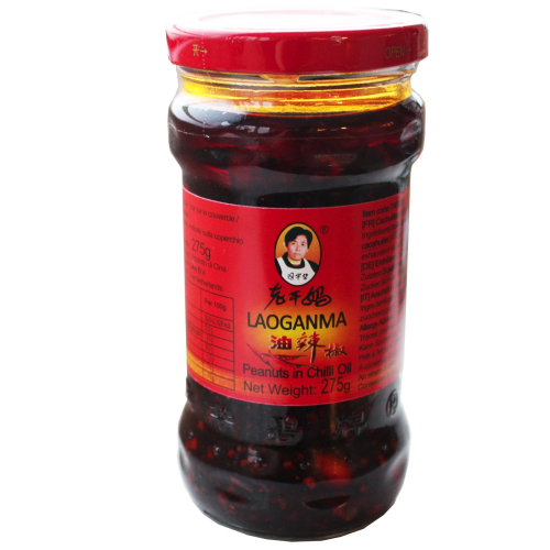 Lao Gan Ma Peanuts in Chili Oil 275g Authentic Chinese Spicy Snack