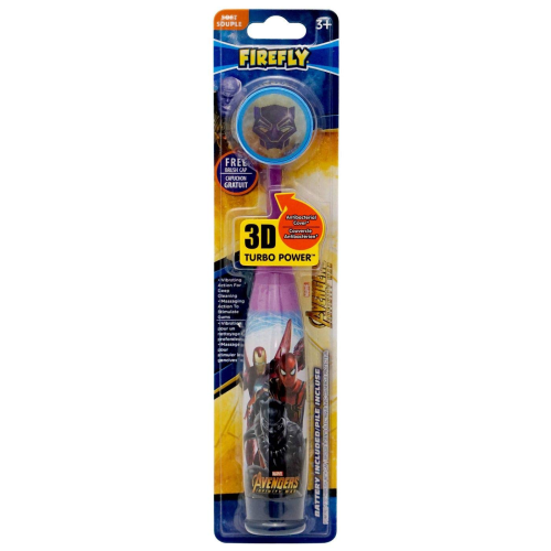 FireFly Spiderman Electric Toothbrush for Kids 6+ | Fun & Gentle Brushing