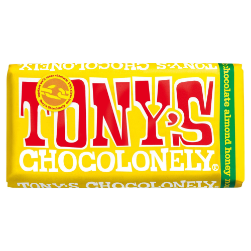 Tony's Chocolonely Chocolade Reep Melk Noga - 180 gram