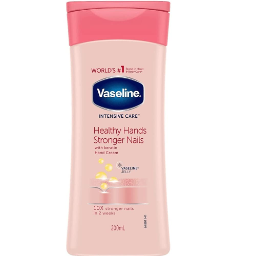 Vaseline Healthy Hands &amp; Stronger Nails 200ml Moisturizing Hand &amp; Nail Care Lotion