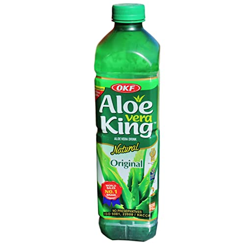 OKF Aloe Vera King Original 12 Pack 1.5L Bottles Premium Aloe Vera Drink