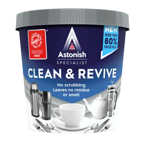 Astonish Specialist Clean & Revive Stain Remover Rubbed Tea & Coffee Stains for Cups & Teapots&#44; 350g x1