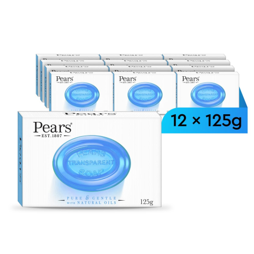 Pears Soap - Mint blaue - 12 x 125g (Packung  12 Stuck)