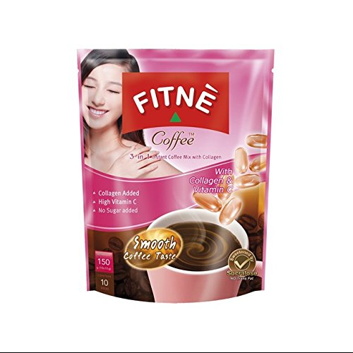 Fitne Coffee 3 in 1 with Collagen 150g - Instant Coffee for Skin & Joint Health