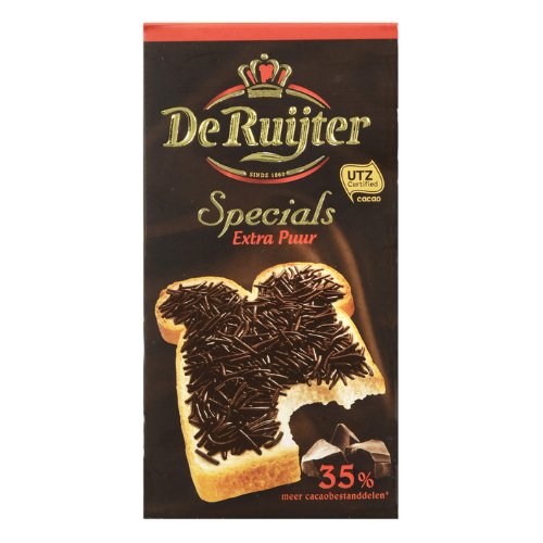 De Ruijter Chocolate Sprinkles 35% 220g Delicious Topping for Bread Cakes Desserts