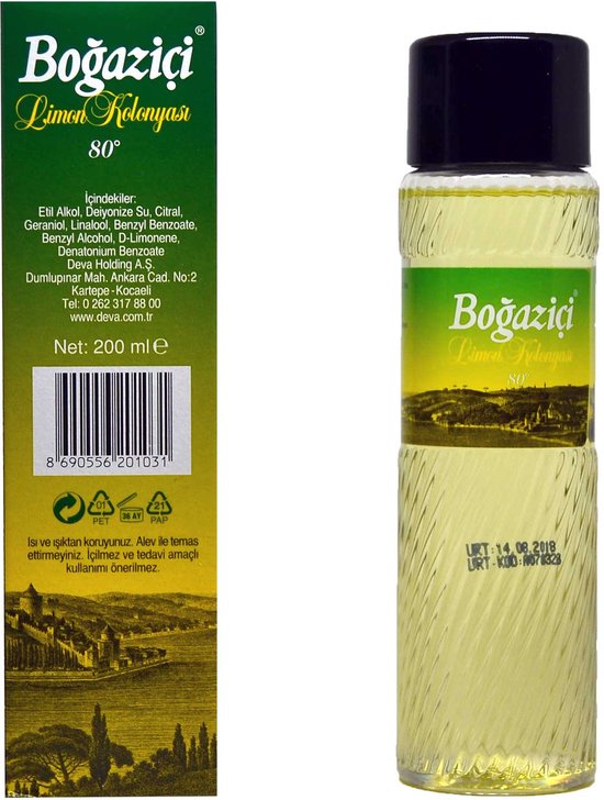 Bogazi Kolonya Limon Zitrone PET Flasche 200ml