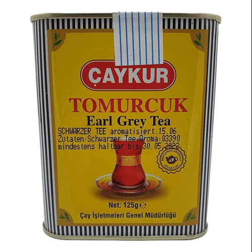 Caykur Tomurcuk Earl Grey Bergamot Tea 125 Grams Premium Turkish Black Tea