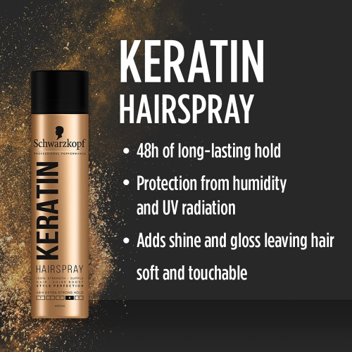 Schwarzkopf Styling Keratin Hair Spray 400ml