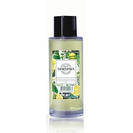 MARMARA Lemon Cologne 80° 250ml Fresh Citrus Splash Lemon Scent Cologne