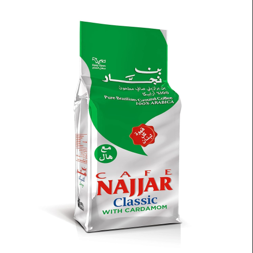 Najjar Selection Arabica Coffee with Cardamom 200g Premium Ground Coffee&nbsp;