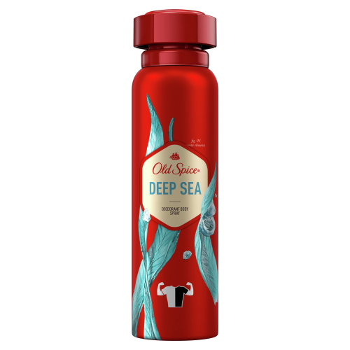 Old Spice Deep Sea Deodorant Body Spray for Men 150ml, red