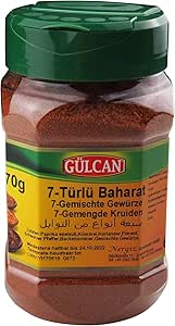 Gulcan Baharat 7 Types of Spices 7 mixed spices 170g