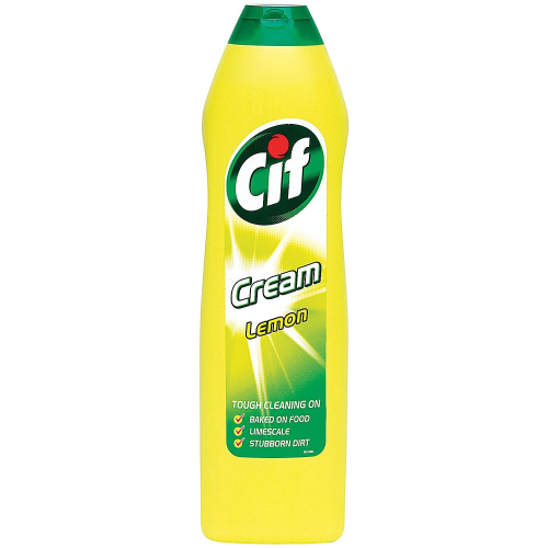 CIF Cream Lemon 500ml Powerful All-Purpose Cleaner Multi-Surface Fresh Scent