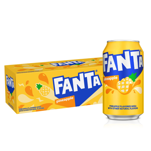 Fanta Pineapple Ananas 12-Pack 355 ML Tropical Carbonated Drink