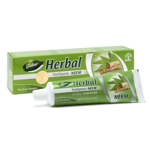 Dabur Neem Toothpaste 100ml Natural Herbal Oral Care for Fresh Breath & Healthy Teeth