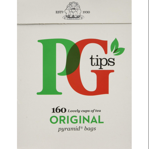 PG Tips Pyramid - 160 Tea Bags - 500 g