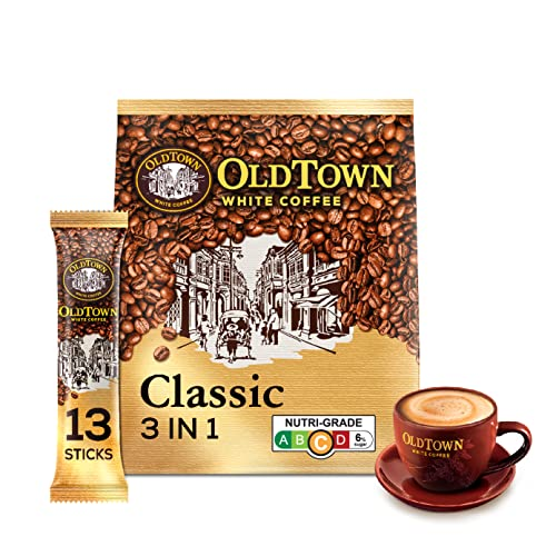 Old Town 3 In 1 Classic White Coffee (15 Sachets) 600g