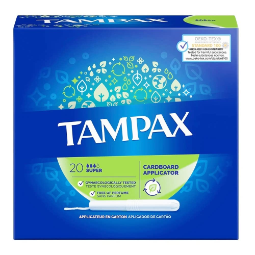 Tampax Tampons Blue Box Super X 20