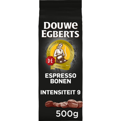 Soft Egberts Espresso Black Coffee Beans Intensity 9 - 500g Premium Ground Coffee