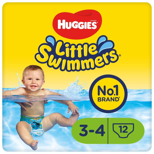 Huggies Kleine Schwimmer 3-4 (7-15 kg) 12 Unisex