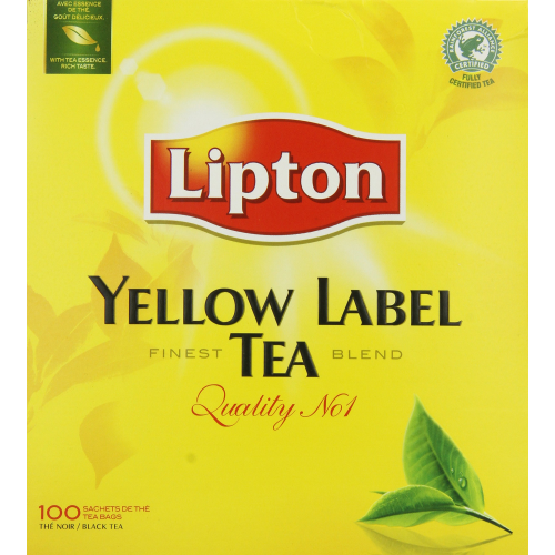 Lipton Yellow Label Quality No. 1 Finest Tea Blend 100 Btl. 150g