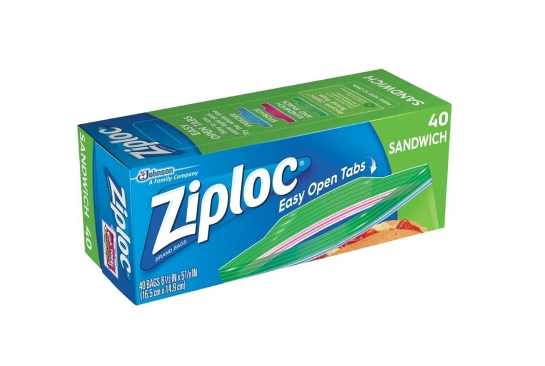 Ziploc Sandwich Bags - Pack of 40