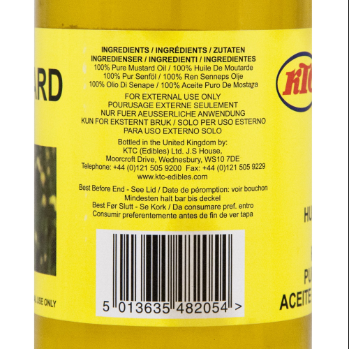 KTC Pure Mustard Oil 500ml x1
