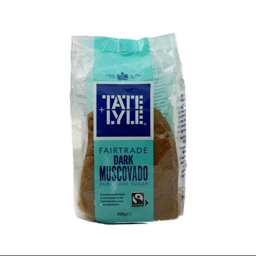 Tate & Lyle Dark Muscovado Sugar 500g x1