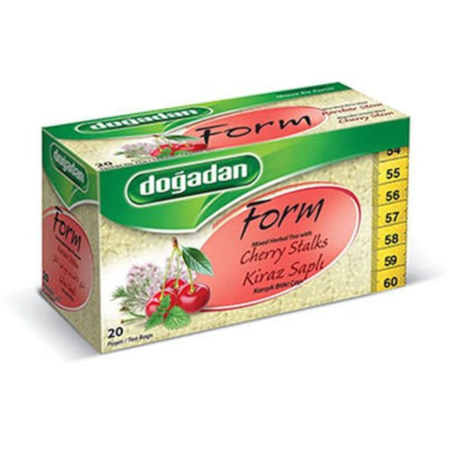 Dogadan Form Tea 20 Bags Cherry Stem Herbal Tea Caffeine-Free Detox & Relax