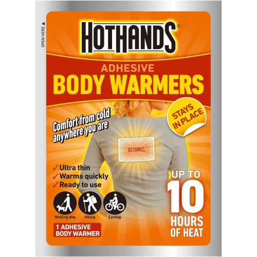 HOTHANDS Body Warmer 1PK Portable Heat Pack for Cold Weather, Outdoor Activities