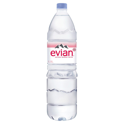 Evian Mineralwasser 6 PET-Flaschen x 1,5 Liter