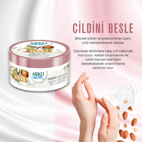 Arko Nem Almond/Badem Face Body Skin Cream 250 ml