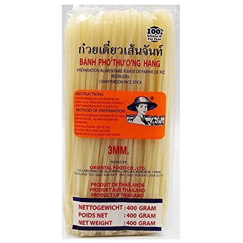 Farmer Brand Banh Pho Rice Stick - Reisnudeln (Rolle) 3 MM 400g x1