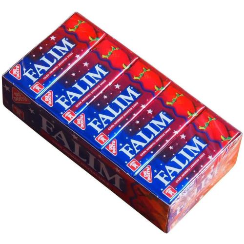 Falim Chewing Gum With Strawberry Flavour Small Box (Pack of 100)