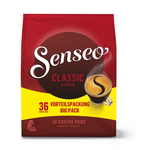 Senseo Coffee Pads Classic – 36 Pads x 1 – Premium Coffee Pods for a Rich and Aromatic Coffee Experience